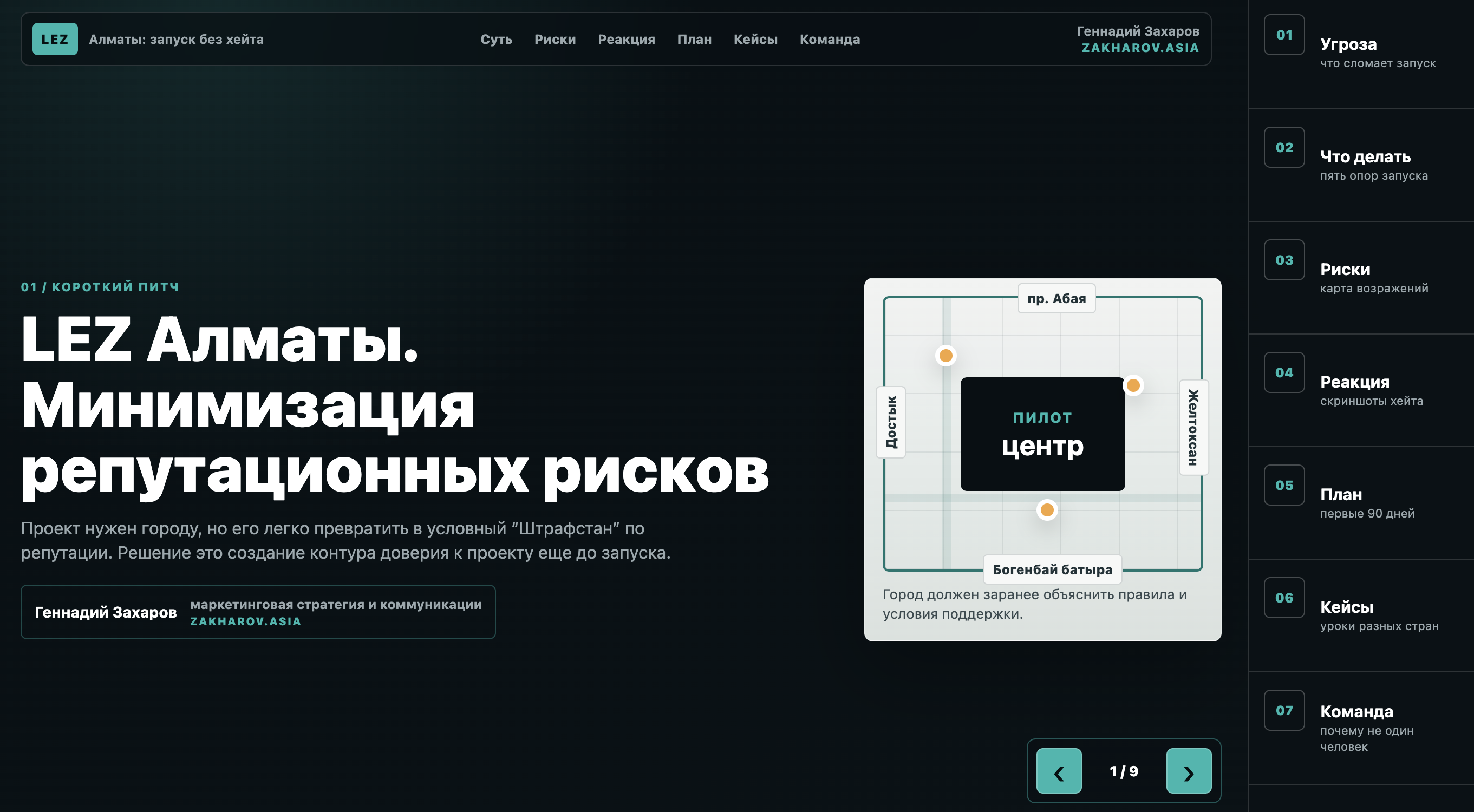 Пример презентации